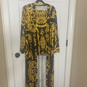 Amazon pants with kimono